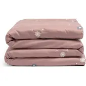 Yumeko Kinderdekbedovertrek Katoensatijn 120x150 Roze - Eco, Bio & Fairtrade