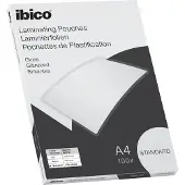 Ibico Basics A4 Lamineerhoezen, Glanzend - 125 micron - 100 Stuks - Glashelder
