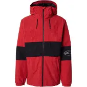 Quiksilver Functionele jas 'HIGH IN TH HOOD' grijs / rood / zwart / wit