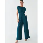 BWLDR Jumpsuit 'STELLA JUMPSUIT' petrol