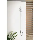 Sapho Pasador elektrische verticale radiator chroom 150cm 30Watt