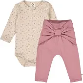 Müsli Rompertje/body beige / pink