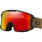 Oakley - Skibrillen - Line Miner L Army Green Corduroy Prizm Torch voor Unisex - Bruin