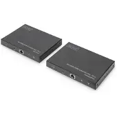 Digitus KVM HDMI Extender 4K - - 70 m - Cat6/Cat7/Cat8 - Zwart - Aluminium