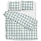 Zohome Zo Home Dekbedovertrek Katoen Quattro di Lino - mint green 260x200/220cm