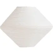 HAY kap Diamond, Ø 50 cm, wit, papier/bamboe Diamond, wit / opaal, Woon-/ Eetkamer, Papier, Scandinavisch
