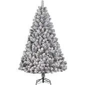 Black Box Charlton x-mas tree green frosted TIPS 220 - h120xd76cm