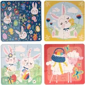 Wins Holland Paas-puzzel voor kinderen, 4-in-1