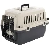 Nomad Transportbox kat en hond – Autobench XS 50x33x33 cm – Transportkooi Nomad Donkergrijs