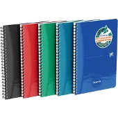 Oxford Office spiraalboek 'Oceanis', A5, PP, geruit, zwart