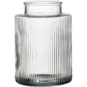 B-Living Brugge Vaas Met Motief Ø13xH18cm Transparant transparant Keramiek Vaas
