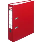 Herlitz maX,file protect Breed Ordner A4 80 mm Rood 2 Ringen 5480306 Kunststof Reliëf Staand