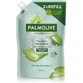 Palmolive 12x Handzeep Navulling Doypack Hygiene Plus Sensitive Antibacteriële 500 ml