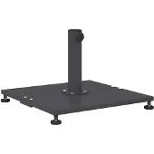 vidaXL Parasolvoet Donkergrijs 45 x 45 x 31 cm