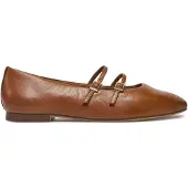 Tamaris Ballerina met riempjes cognac