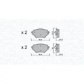 MAGNETI MARELLI 363916060881 Remblokken