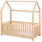 Buxibo Kinderbed met Matras Houten Peuterbed Huisbed