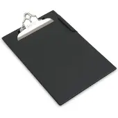 Rapesco klembord, DIN A4, PVC-folielaag, zwart
