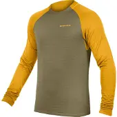 Endura SingleTrack Fleec met lange mouwen Trui Groen/Geel