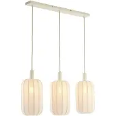 Light & Living 3l Eettafel Hanglamp Tufia Linnen Creme