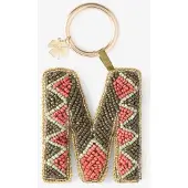Sissy-Boy Donkergroene bag charm letter M