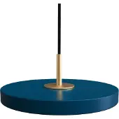 UMAGE Asteria Micro Hanglamp Petrol Blue | Brass