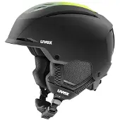 Uvex Resolution, skihelm, zwart/groen