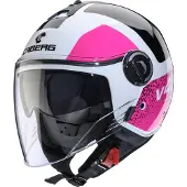 Caberg Riviera V4X Alpha Jethelm Wit/Zwart/Pink XS unisex
