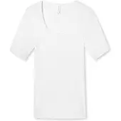Schiesser Shirt - korte mouw wit - Luxury - Dames Ondershirt