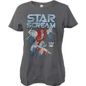 Transformers Starscream Washed Girly Tee Damen T-Shirt Darkgrey-2XL
