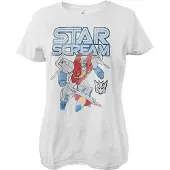 Transformers Stars-crème Washed Girly Tee dames-T-shirt White