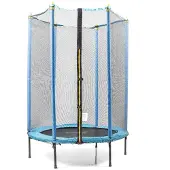 InnovaGoods Trampoline - - VEER SPEL - 140 cm - Veiligheidsnet - 3-6 jaar