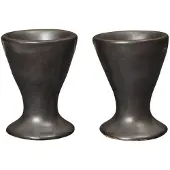 Ferm Living Eierdop Flow Black (Set van 2)