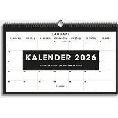 De Hobbit A3 Maandkalender 2026 Zwart