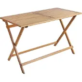 Beliani PROSSEDI - Tuintafel - Lichthout - Acaciahout