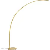 QAZQA Moderne booglamp messing incl. LED met touch dimmer - Arlow