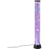 QAZQA Bubbelslang zwart 90cm incl. LED RGB - Zoop
