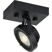 QAZQA Moderne opbouwspot zwart incl. dimbare LED - Apollo