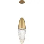 Eurofase LED Hanglamp Ecrou | 8W 3000K 930 | Brushed Gold
