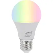 Luumr E27 dimbare LED lamp RGBW A60 opaal 9W 806 lm 2700-6500K