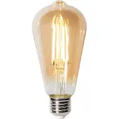 LUEDD E27 3-staps dimbare LED lamp ST64 goud 6W 700 lm 2700K