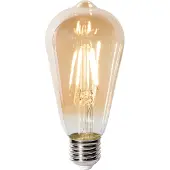 LUEDD E27 dimbare LED lamp ST64 goud 5W 450 lm 2700K