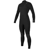O'Neill Dames Hyperfreak+ 4/3mm Borst Ritssluiting Wetsuit -