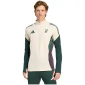 Adidas Juventus Trainingstrui 1/4-Zip Europees 2025-2026 Beige Groen Zwart