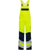 F-engel F. Engel 3321-188 Safety+ Bib Overall Yellow/Blue Ink maat 52 heren