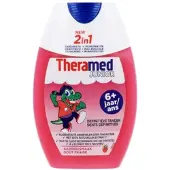 Theramed Tandpasta 2 in1 Junior Aardbeismaak 6+ 75 ml