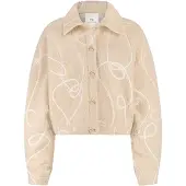 NUKUS Dames Jassen Milou Jacket - Beige - Maat XL