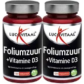 Lucovitaal 2x Foliumzuur + Vitamine D3 120 Tabletten