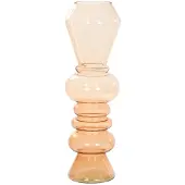 Light Living Vaas Glas Ø13,5xH44,5cm Oranje oranje Glas Vaas