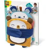 SES Creative Tiny Talents, zachte fotoboek van stof, met 1 rok/broek, meerkleurig